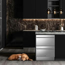 Tylza 24 Inch Under Counter Drawer Fridge, Built-in Beverage Refrigerator for Home and Commercial Use, Stainless Steel Door, Fast Cooling, Low Noise, 37-65 °F by CozyNest Decor