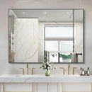 36x50inch Bathroom Mirror, Black Rectangle Mirrors with Thin Metal Frame, Large Rectangular Wall Mirror for Bathroom, Living Roomm, Hair Salon, Big Farmehouse Mirror Hang Horizontal/Vertical by CozyNest Decor