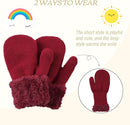 PESAAT Baby Girl Mittens Fleece Toddler Boy Mittens Warm Kids Winter Gloves Unisex Cold Weather Baby Gloves by TinyTreasures Baby Boutique