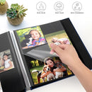 Zesthouse Photo Album Self Adhesive Pages, 60 Pages Magnetic Scrapbook Albums with Sticky Page,Photos Album Holds 8x10 & 5X7 & 4x6 & 6x8 & 3x5, Large Picture Book Ideal for Family,Wedding,Baby by TinyTreasures Baby Boutique