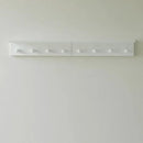 Entrance Coat Rack ，Coat Hooks, Wall-Mounted Wooden Hook Rack, Wall-Mounted Shelves are Very Suitable (White Finish-2) by CozyNest Decor