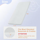 NeoBorn Baby Bassinet Mattress Pad, 47" x 23.6" Dual Sided Comfort Gel Memory Foam Mattress with Removable Soft Tencel Cover Fit for ADOVEL/BabyBond/ANGELBLISS/ELEMARA Bassinet Bedside Crib by TinyTreasures Baby Boutique