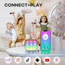 YLL Mini Karaoke Machine with 2 Wireless Microphones, TOP Kids Gifts for Girls Ages 3, 4, 5, 6, 7, 8, 9,10,11,12 +Year Old, 4-12 Years Old Birthday Toy Gift for Girls Boys Party (Black Green) by TinyTreasures Baby Boutique