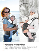 besrey Baby Carrier Hip Seat for Dad, Front Summer Infant Carrier Newborn to Toddler, Plus Men Backpack Holder, Harness for Carrying Infant, Hip Seat with Strap by TinyTreasures Baby Boutique