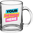 Personalized Coffee Mug – Custom Photo, Text, or Logo Ceramic Mug Tea Cup | Taza Personalizada with Picture or Message | Customized Gift Idea for Men & Women, Mom, Dad, Friends - Clear | 11oz by TinyTreasures Baby Boutique