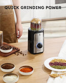 SANGCON 5 in 1 Blender and Food Processor Combo for Kitchen, Small Electric Food Chopper for Meat and Vegetable, 350W High Speed Blenders with 2 Speeds and Pulse for Smoothies and Shakes by TinyTreasures Baby Boutique