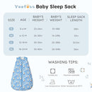 Yoofoss Baby Sleep Sack 18-24 Months, 1.5 Tog Baby Wearable Blanket with 2-Way Zipper, 100% Cotton Organic Fabric Winter Infant Sleeping Sack, Warm Soft Comfy by TinyTreasures Baby Boutique
