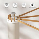 Tripod Clothes Drying Rack, Garment Rack Portable and Foldable Space Saving Laundry Drying Rack - Dryer Rack Clothing Floor Folding Balcony Bedroom Household (Beige(Wood), 12 rods) by CozyNest Decor