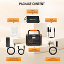 Portable Power Station 500W(Peak 1000W), 519Wh Outdoor Solar Generator Backup Battery Pack with 2 110V AC Outlets, 500W 10-Port Powerhouse for RV/Van Camping Fishing Climbing Road Trip Home Emergency by TinyTreasures Baby Boutique