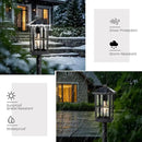 31" Solar Pathway Lights Outdoor, Dusk to Dawn Aluminum Lamp Post with Remote Control & Pole Mount Base - IP44 Waterproof, 3 Brightness Modes for Lawn, Patio, Driveway, Garden Decoration by GreenHaven Gardens