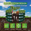 GARDMAX 2 Pack 2x2x1FT Galvanized Round Raised Garden Bed Kit, Metal Planter Boxes Outdoor with Easy Assembly, Large Garden Bed for Vegetables, Fruits, Flower, Herbs Dark Green by CozyNest Decor