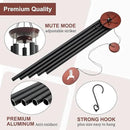 60" Wind Chimes Outdoor, WindChimes Large Wind Chimes for Outside Deep Tone with 5 Tuned Tubes and S Hook, Wind Chime Outdoor Decoration for Patio, Garden, Yard (Hummingbird) by CozyNest Decor