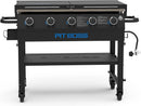 Pit Boss 11004 5-Burner with Folding Shelves Griddle, Black by GreenHaven Gardens