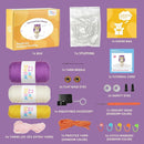 MOREJMTT Crochet Kit for Beginners Animal,Crochet Animal Kits,Crocheting Kit for Starters,Learn to Crochet with Step-by-Step Video Tutorials,Beginner Crochet Kits for Adults(owl) by TinyTreasures Baby Boutique