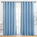 NICETOWN Room Darkening Blue Curtains 102 inches Long 2 Panels, Grommet Thermal Curtains Light & Sound Reducing Window Treatments for Living Room/Bedroom, W66 x L102 by TinyTreasures Baby Boutique