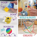 Stem Learning 6 Monthly Subscription Box Kits w/ 18 Projects - Summertime Remote School Building Toys - Science, Technology, Engineering, Mathematics - Activities for Kids Boys & Girls Ages 7-12 by TinyTreasures Baby Boutique
