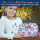KeepGoing Large Home First Aid Kit for Kids – 270 Pc. for Car, Home, Dorm, & Boat with Latex-Free Bandages – 10 x 7 x 3.5 in. Travel First Aid Kit (Boho) by TinyTreasures Baby Boutique