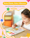 TECJOE Paint with Water Coloring Books for Toddlers, A to Z 26 Pages Animal Watercolor Paint Set with 3 Brushes, Mess Free Painting Activity for Kids Ages 4 5 6 7 8, Christmas Gifts Arts & Crafts Toy by TinyTreasures Baby Boutique