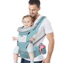 Baby Carrier Ergonomic Infant Carrier with Hip Seat Kangaroo Bag Soft Baby Carrier Newborn to Toddler 7-45lbs Front and Back Baby Holder Carrier for Men Dad Mom by TinyTreasures Baby Boutique
