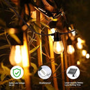SUNTHIN 100ft Solar String Light Outdoor, USB Rechargeable Patio Solar Outdoor Lights with Waterproof & Shatterproof 30 LED Bulbs for Backyard, Porch, Garden, Pool, Party, Camping by CozyNest Decor