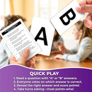 Board Games for Kids 8-12 and Family - Science Trivia Card Game for Kids Age 12+ - Who Knows Chemistry Physics Astronomy Better? - 500+ Questions - Fast-Paced Educational Game for Teens and Adults by TinyTreasures Baby Boutique