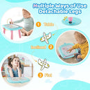 Kikidex Toddlers Toys Age 1-3, Magnetic Drawing Board, Toddler Girl Toys for 1-2 Year Old, Doodle Board Pad Learning and Educational Toys for 1 2 3 Year Old Baby Kids Birthday Gift (Mint Blue) by TinyTreasures Baby Boutique