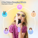 Karaoke Microphone Machine Toys for Kids Adults, Mini Portable Bluetooth Speaker with 2 Wireless Mics, Christmas Birthday Gifts for Boys Girls Ages 3 4 5 6 7 8 9 10 11 12+ Year (Purple) by TinyTreasures Baby Boutique