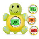 Baby Bath Thermometer, Digital Water Temperature Thermometers with 3 Color Backlit and Temperature Warning, Safety Bath Tube Thermometers Floating Toy for Infant, Toddler by TinyTreasures Baby Boutique