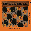 Halloween Placemats Cat Pumpkin Set of 4 Table Mats Seasonal Cute Home Party Kitchen Dining Table Decorations by CozyNest Decor