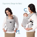 Momcozy Breathable Mesh Baby Carrier, Ergonomic and Lightweight Infant Carrier for 3-24 Months with Enhanced Lumbar Support, All Day Comfort for Hands-Free Parenting, Air Mesh-Grey by TinyTreasures Baby Boutique