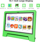 Kids Tablet, 10.1 Inch Tablet for Kids Android 14, 64GB Octa-Core, WiFi, Big Battery, Kids Space, Parental Control 1280 * 800 HD Display Children Tablets Green by TinyTreasures Baby Boutique