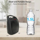 Small Portable Space Heater for Indoor Use - Lutntc 1500W Safe and Quiet Ceramic electric Heater Fan, Heat Up 200 Square Feet for Room, Office, Desk by CozyNest Decor