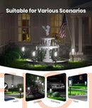 Solar Pathway Lights Outdoor Solar Lights Outdoor, IP65 Waterproof Auto On/Off Solar Garden Lights Solar Powered Landscape Lighting for Yard Walkway Driveway Pathway (Cool White, 2pack) by GreenHaven Gardens