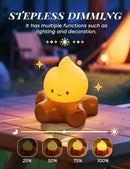Fake Campfire Lamp, Ambient Lighting, White Noise Soothes The Mood, Portable Rechargeable Night Light, Candlelight Mode Mood Lighting, Bedroom, Desktop, Camping Decor (3Pack) by TinyTreasures Baby Boutique