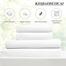 KEQIAOSUOCAI Pleated White Curtains 72 Inches Long for Bedroom,Half Blackout Room Darkening Memory Shape Window Curtain 72 Inch Length 2 Panel Set,Pinch Pleated Drapes with Hooks,40 by 72,Set of 2 by TinyTreasures Baby Boutique