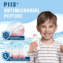 Mouthwash for Kids P113+ Peptide Anti Cavity Mouth Rinse Alcohol Free for Teeth and Gums Safe Oral Hygiene for Newborn to Toddler 11.08 fl oz (11.08 Fl oz, Original(Unflavored)) by CozyNest Decor