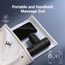 MERACH Mini Massage Gun with 8mm Amplitude, Percussion Massage Tools with 5 Massage Heads, Portable Hand Held Muscle Massagers for Pain Relief Deep Tissue, Cool Gifts for Mens and Women (Black) by CozyNest Decor
