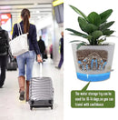 Self Watering Pots for Indoor Plants,12 inch Planters with Drainage Holes Plastic Flower Pots with Deep Reservoir, White Speckles by CozyNest Decor