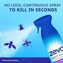Zevo Flying Insect Killer Spray - Bug Spray for Home Use - Versatile Gnat, Mosquito, Fruit Fly Killer & More - with Rosemary & Cornmint Oil - for Indoor & Outdoor Use (2 Bottles) by TinyTreasures Baby Boutique