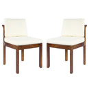 Acacia Wood Outdoor Dining Chair (Set of 2) by HouseOfZazla