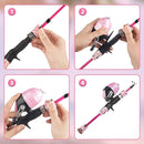 Kids Fishing Pole Kit Set，Portable Telescopic Fishing Rod and Reel Combo Full Kits for Boys, Girls, Beginner, Youth by TinyTreasures Baby Boutique