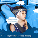 NAPUP Child Head Strap for Car Seat – Adjustable Polyester Carseat Head Support for Toddler (Dark Blue) by TinyTreasures Baby Boutique