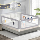 3-Piece Bed Rail for Toddlers with Headboard Rod, Adjustable Baby Bed Rail Guard (78.7 * 78.7 * 74.8 Inch-King Size) by TinyTreasures Baby Boutique