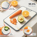Titanium Cutting Board for Kitchen, Double Sided Cutting Boards for Meal Prep with Pure Titanium and Wheat Straw PP, Dishwasher Safe Chopping Board for Meat Vegetables Fruits, Large Size, 16”×11” by CozyNest Decor