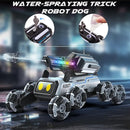 Robot Dog RC Stunt Car Toys - Gesture Sensing Remote Control car with Mecanum Wheels, LED Eyes, 3 Sound Effects,Water-Shooting Turret & RGB Lights,Birthday Gift for Kids Boys Girls by TinyTreasures Baby Boutique