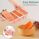 Silicone Freezer Tray for Sauce Cube: GGOW Silicone Freezing Tray for Broth Soup Storage - Freeze 250mL 125mL Souped Portion by TinyTreasures Baby Boutique
