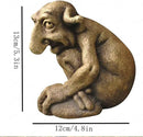 Gargoyle Sculpture Statue,Gothic Stone Decor Statue,Outdoor Patio Yard Lawn Porch Decor, Gothic Sculpture Ornament by GreenHaven Gardens