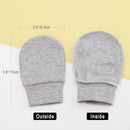 BQUBO Newborn Infant Toddler Mittens No Scratch Cotton Elastic Wrist Gloves Hypoallergenic for 0-6 Months Baby Boys Girls by TinyTreasures Baby Boutique