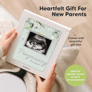 Pregnancy Journal for First Time Moms Gifts - 90 Pages Hardcover Pregnancy Memory Book, Beautiful & Cute Baby Book Keepsake, Ultrasound Baby Scrapbook, Mom To Be Gift (Sage) by TinyTreasures Baby Boutique