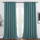 NICETOWN Room Darkening Curtain Panels - Home Fashion Ring Top Thermal Insulated Room Darkening Curtains for Bedroom/Living Room (2 Panels, 80" Wide by 95" Long, Sea Teal) by TinyTreasures Baby Boutique